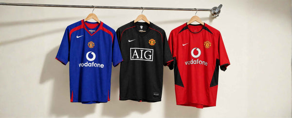 3 Ronaldo Manchester United shirts