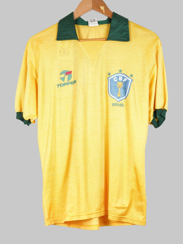 1988/91 Brazil Home Shirt (M) Topper