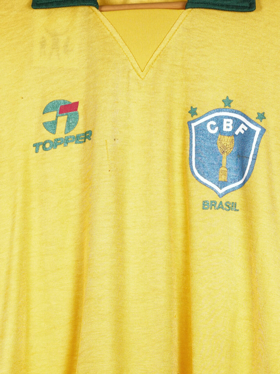 1988/91 Brazil Home Shirt (M)