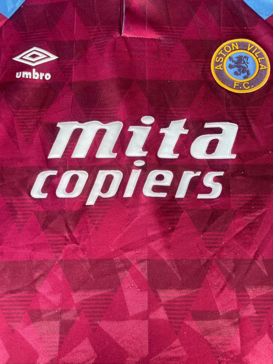 1990/91 Aston Villa Home Shirt (L)