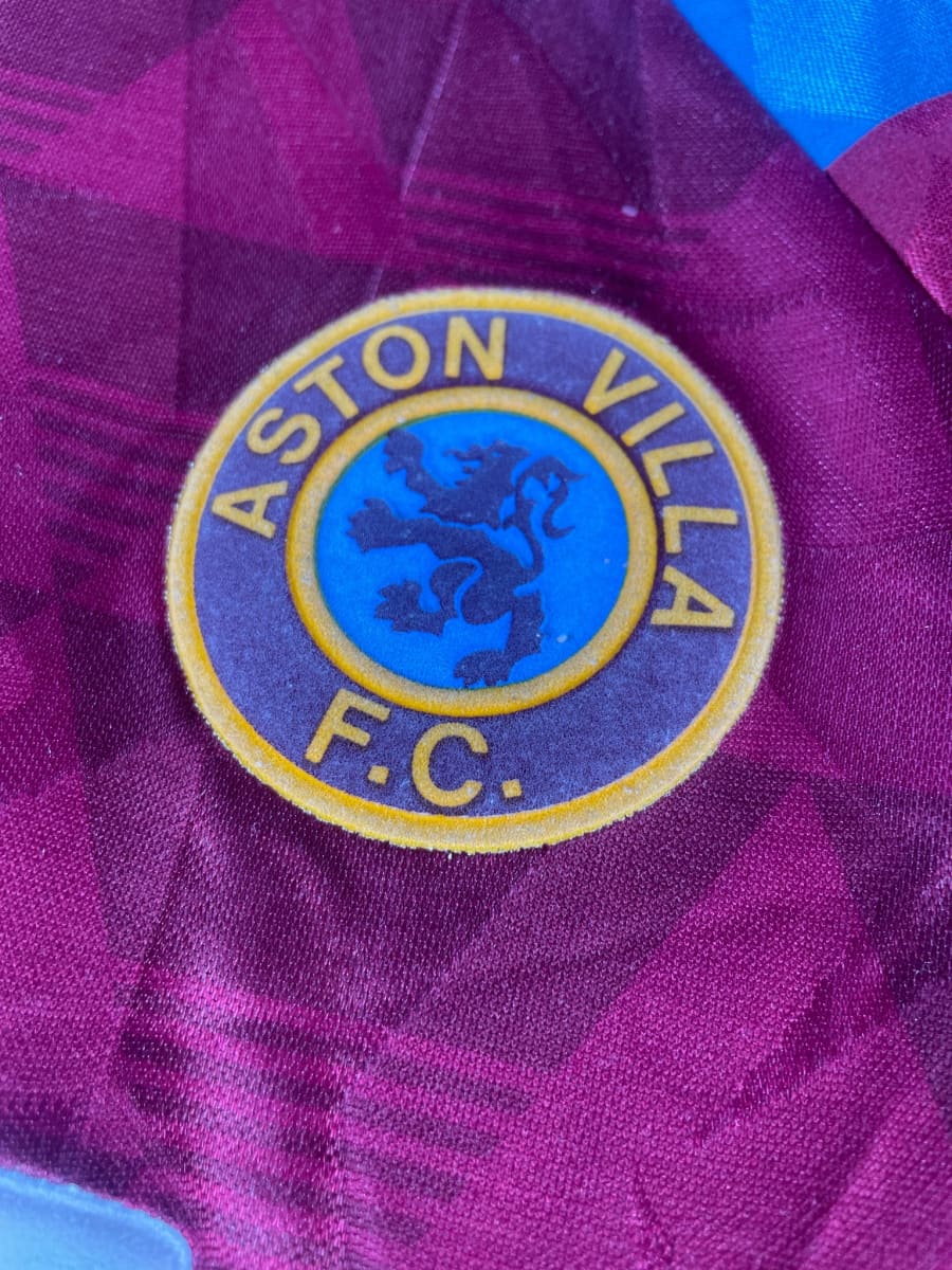 1990/91 Aston Villa Home Shirt (L)