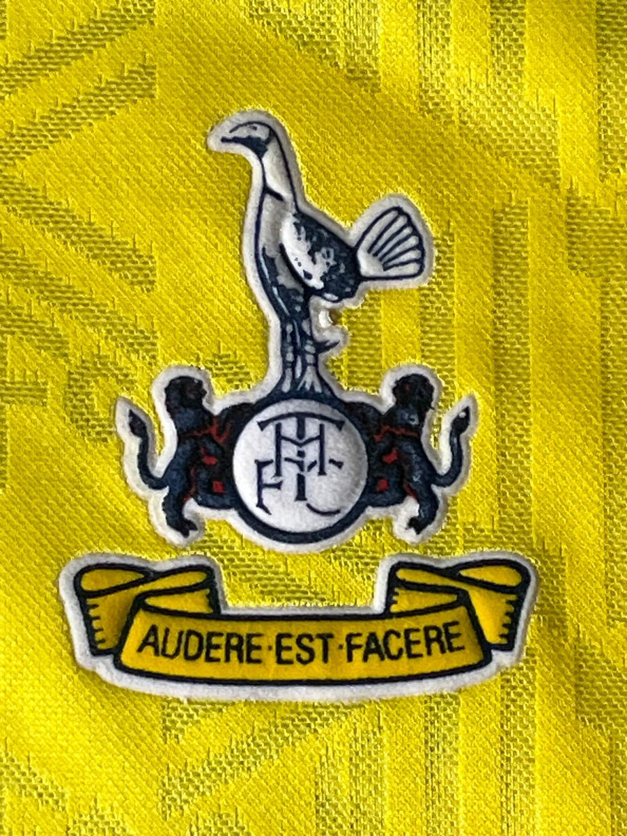 1991-94 Tottenham Sheringham 10 Away Shirt (L) Umbro