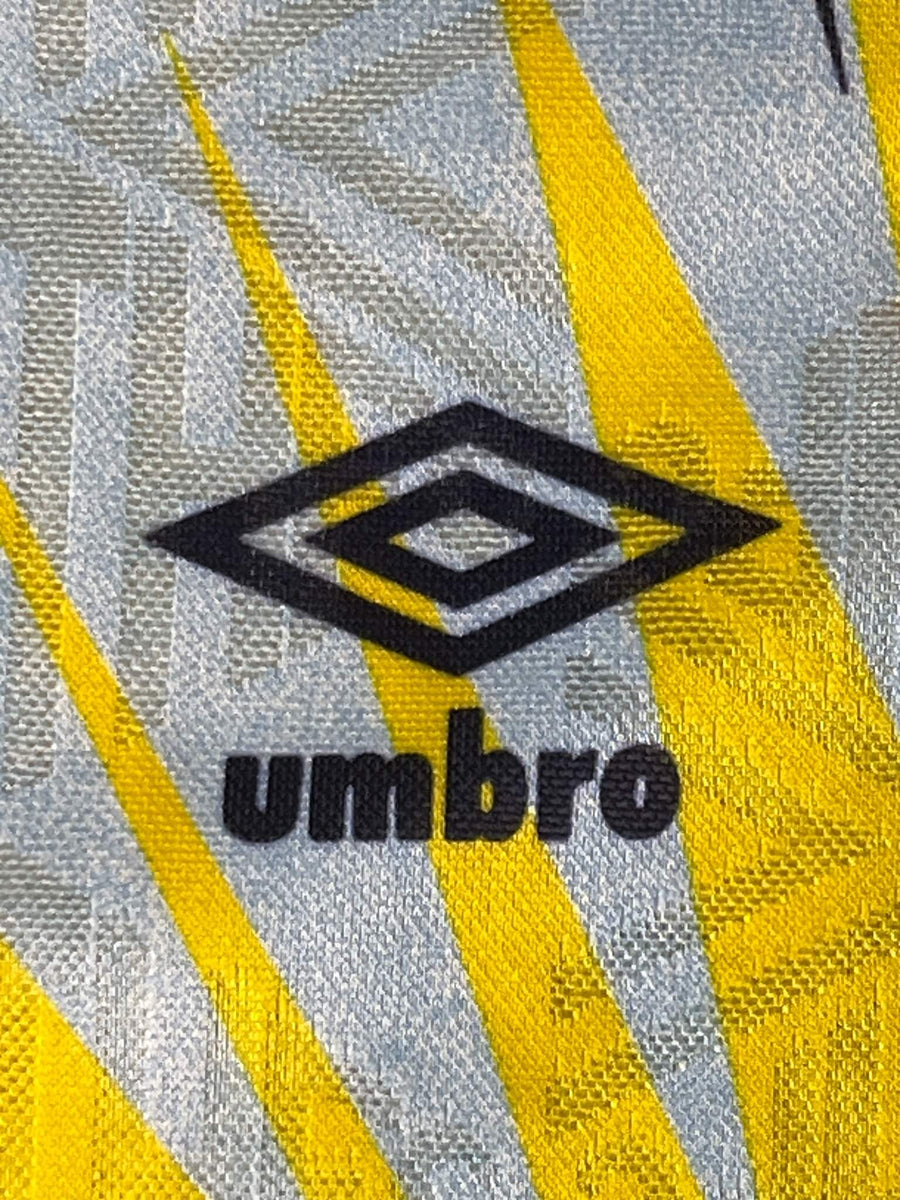 1991-94 Tottenham Sheringham 10 Away Shirt (L) Umbro