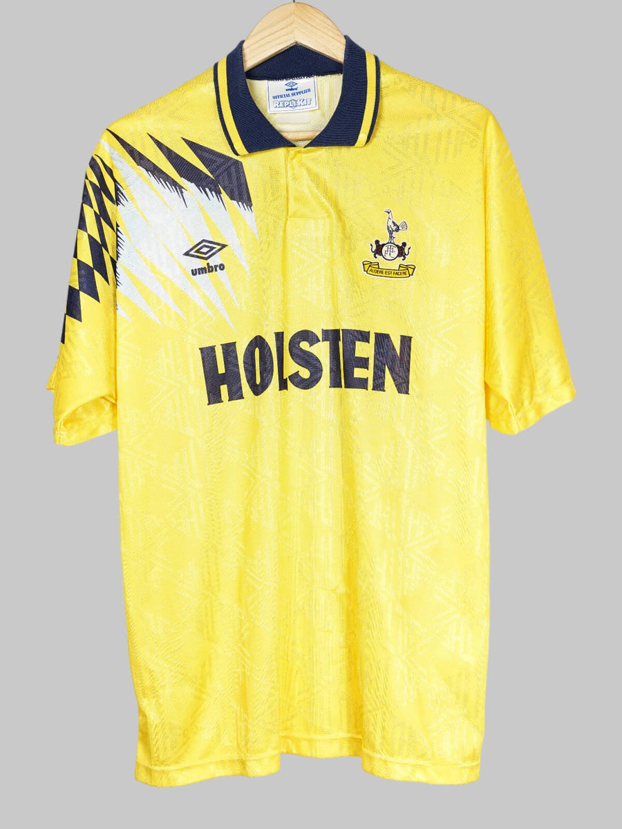 1991-94 Tottenham Sheringham #10 Away Shirt (L)