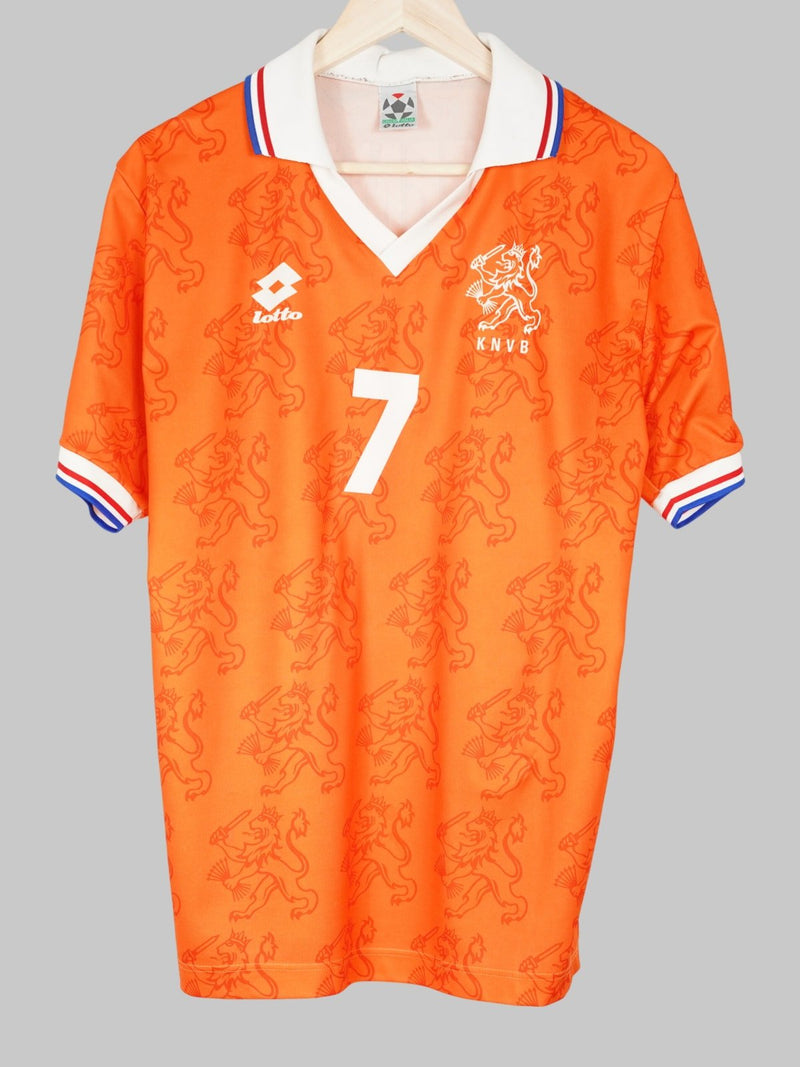 1994/95 Netherlands Overmars #7 Home Shirt (M)
