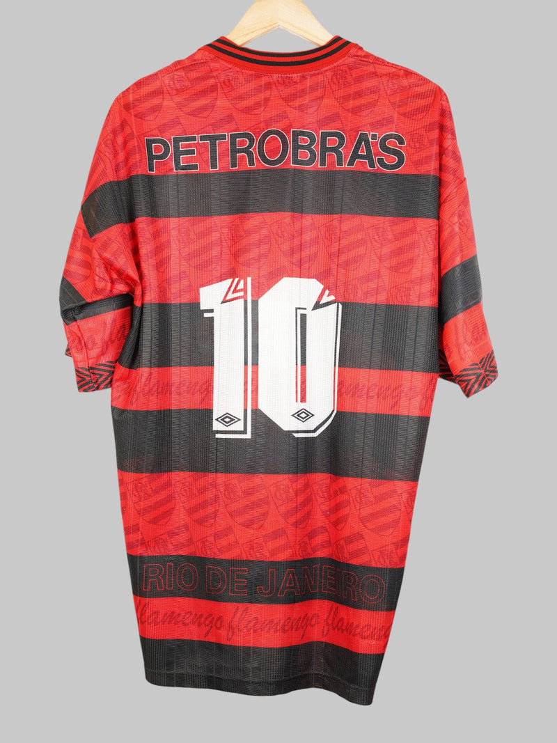 1995/96 Flamengo #10 Home Shirt (XL)