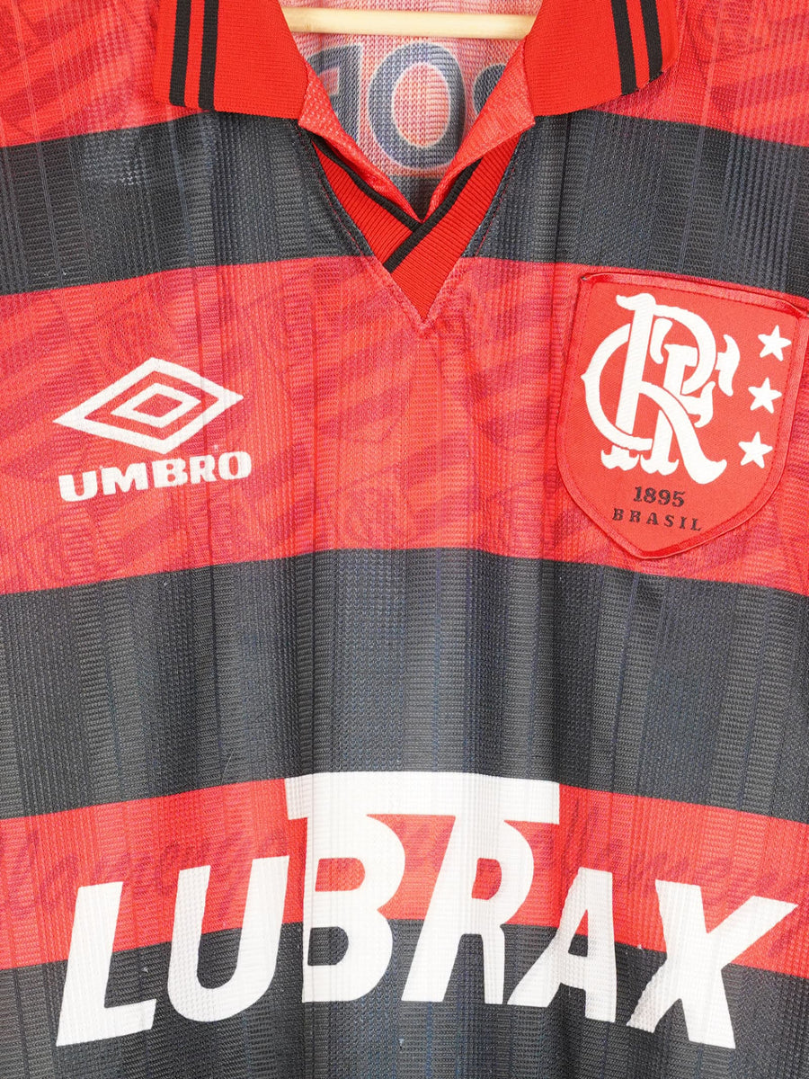 1995/96 Flamengo #10 Home Shirt (XL)