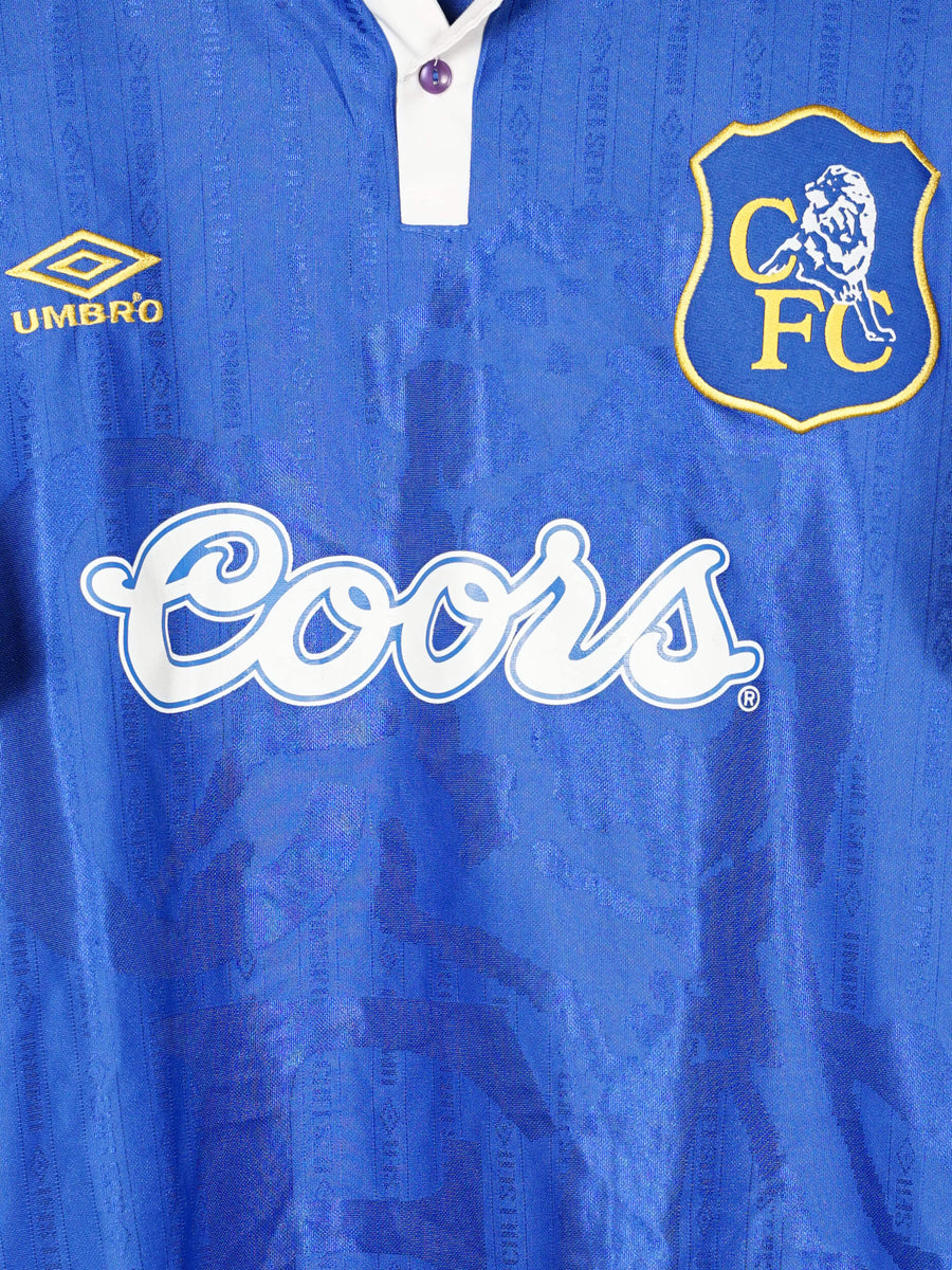 1995/97 Chelsea Gullit #4 Home Shirt (L)