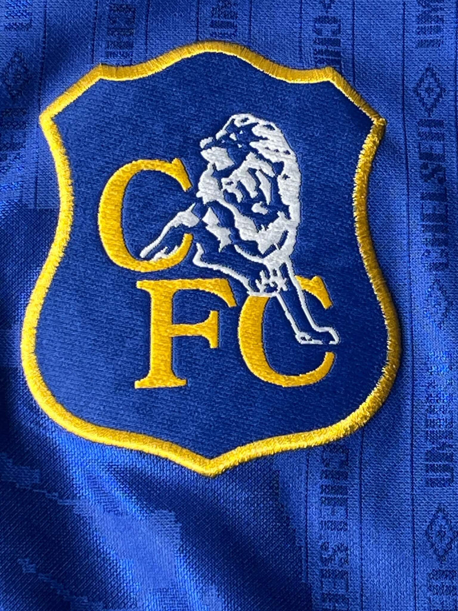 1995/97 Chelsea Gullit 4 Home Shirt (L) Umbro