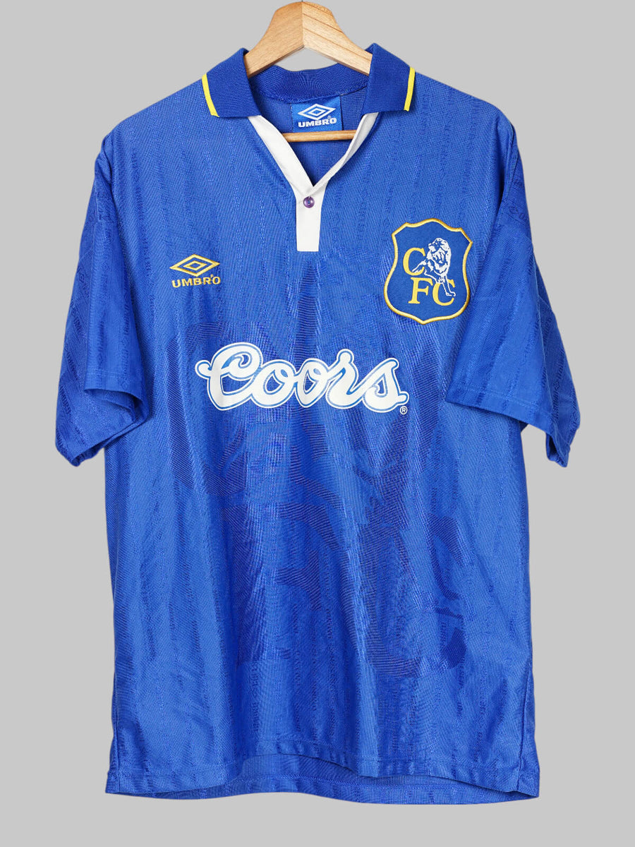 1995/97 Chelsea Gullit #4 Home Shirt (L)