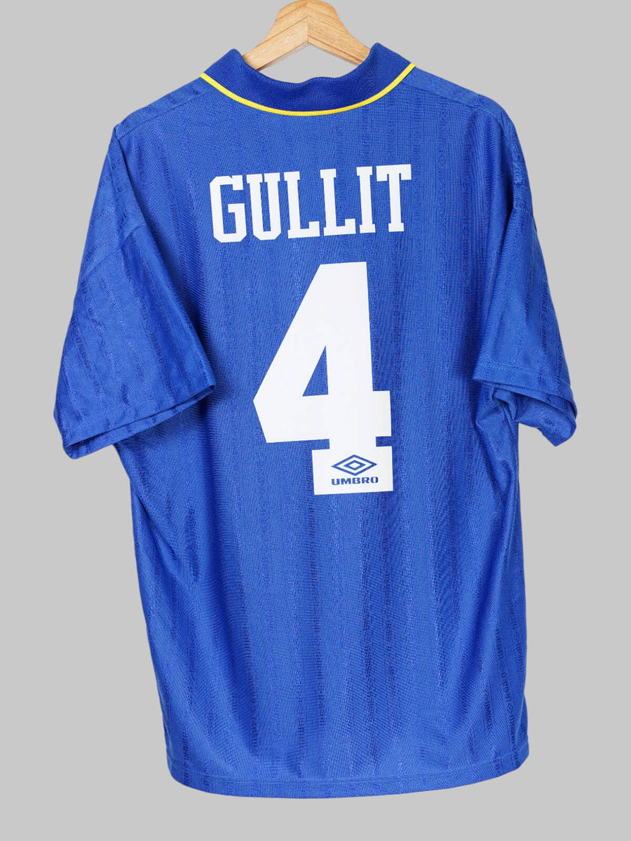1995/97 Chelsea Gullit #4 Home Shirt (L)