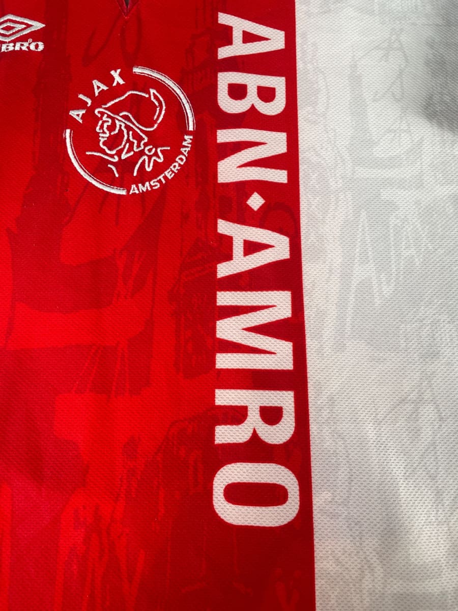 1996/97 Ajax Kluivert #9 Home Shirt (L)
