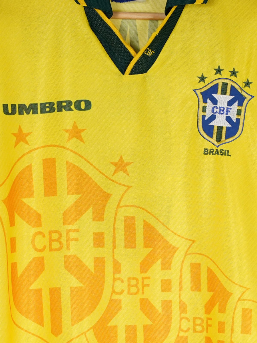 Brazil Home Shirt 1996/97 Ronaldo 9 (S)