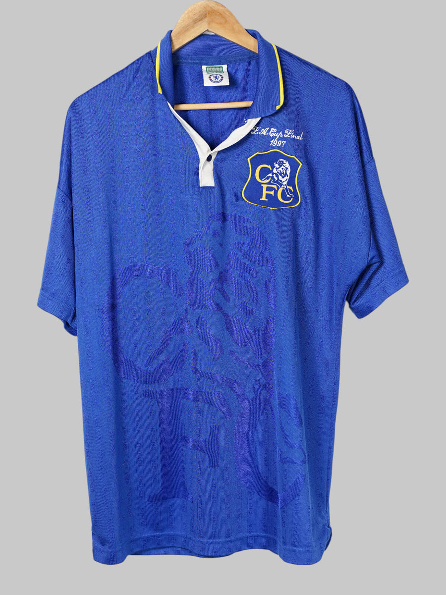 1996/97 Chelsea Home Shirt FA Cup Final Reissue (XL)