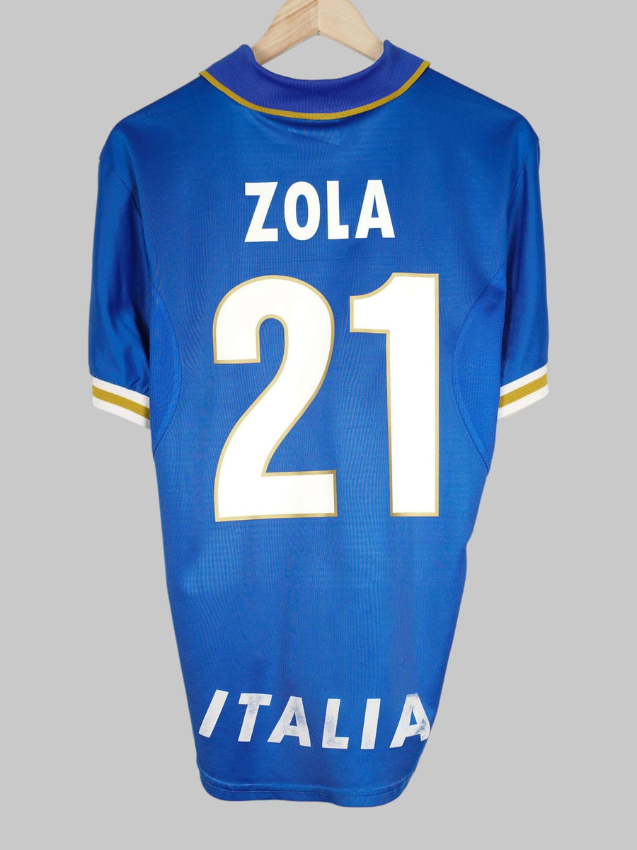 1996/97 Italy Zola #21 Home Shirt (M)
