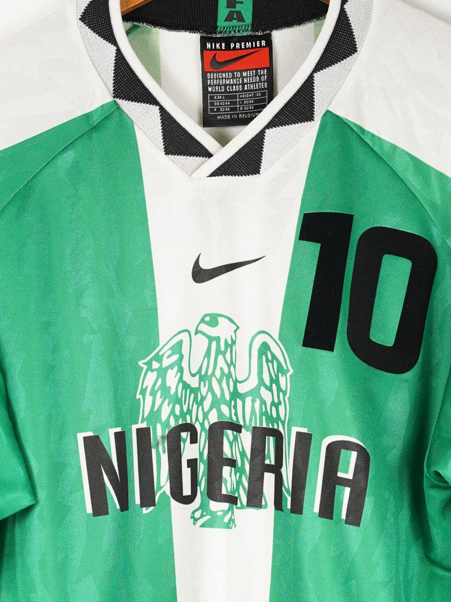 1996/97 Nigeria Okocha #10 Home Shirt (L)