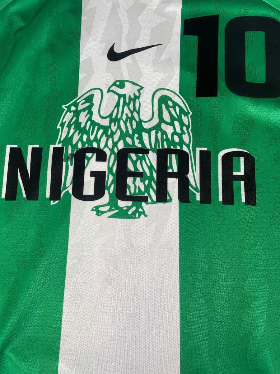 1996/97 Nigeria Okocha #10 Home Shirt (L)