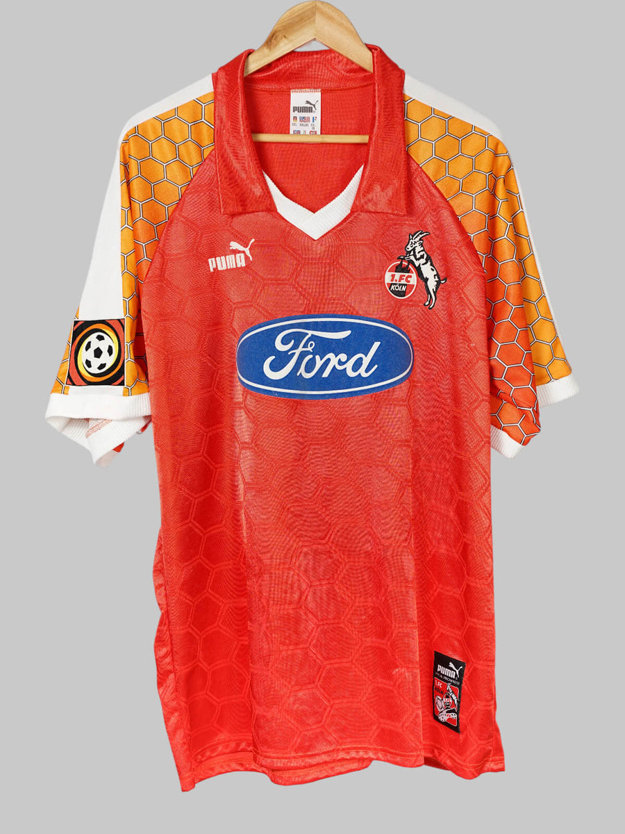1997/98 FC Köln Baumann #3 Home Shirt (XXL)