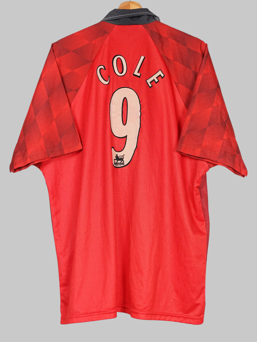 1997/98 Manchester United Cole #9 Home Shirt (XL)