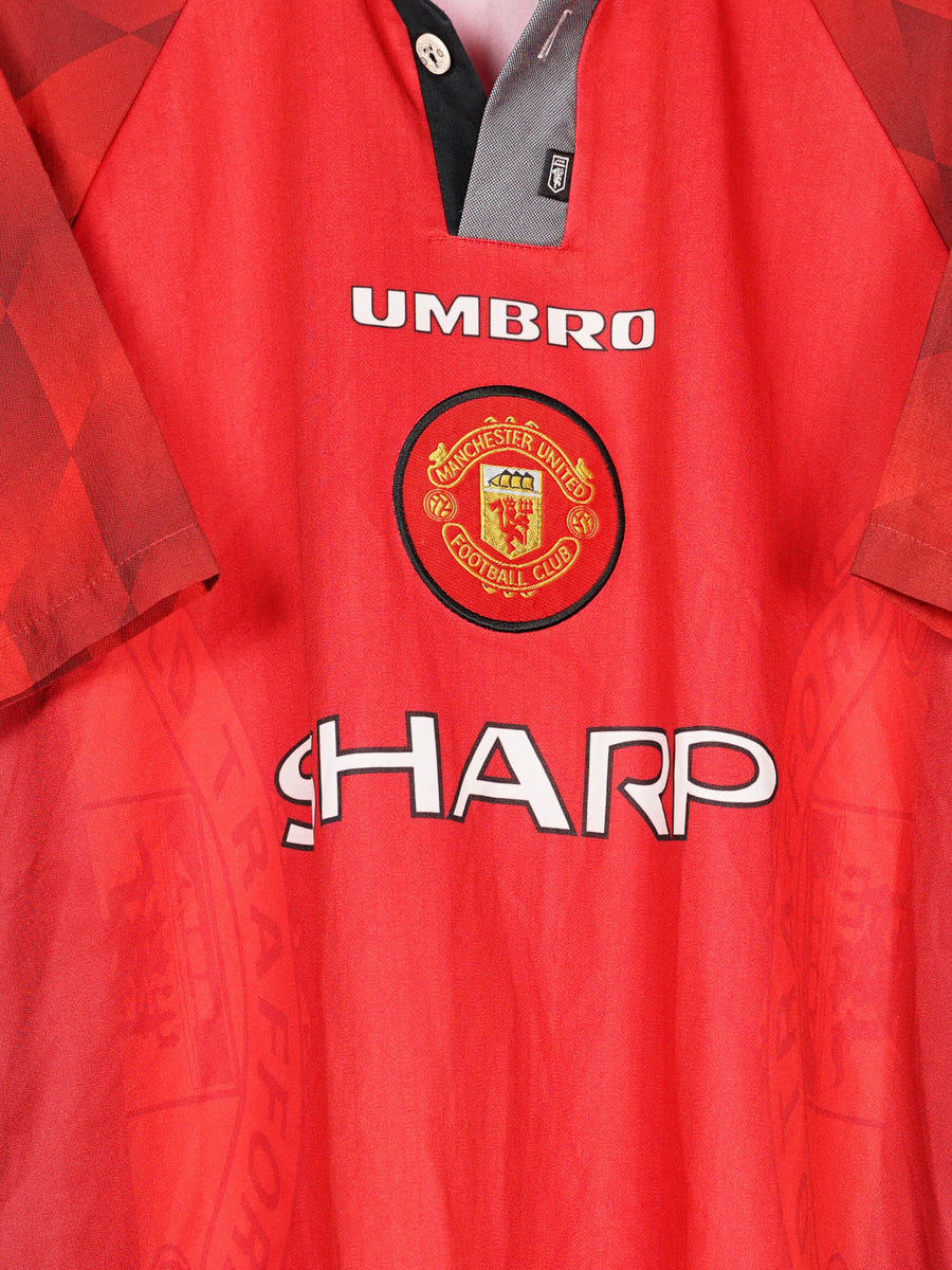 1997/98 Manchester United Cole #9 Home Shirt (XL)