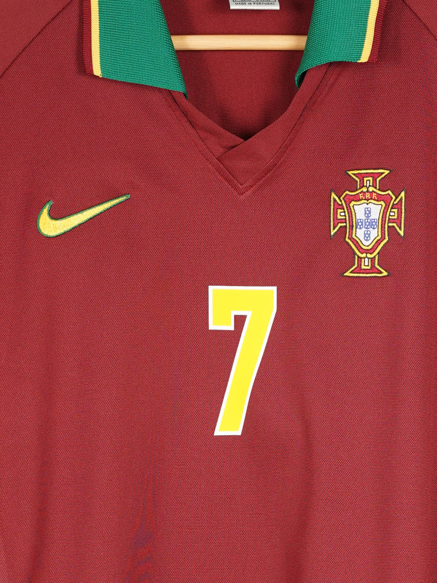 1997/98 Portugal Figo #7 Home Shirt (M)