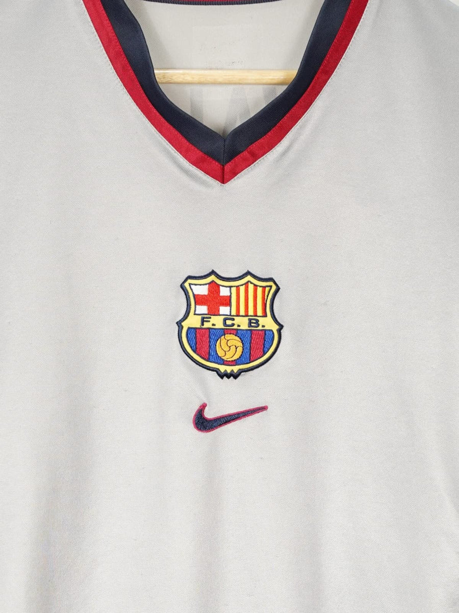 FC Barcelona Away Shirt 1998/00 Rivaldo 11 (XXL)