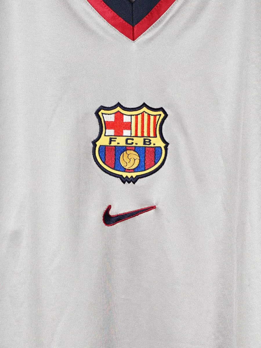 1998/01 Barcelona Kluivert #9 Away Shirt (XL)