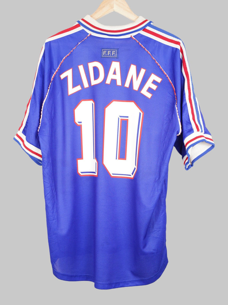 1998/99 France Zidane #10 Home Shirt (L)