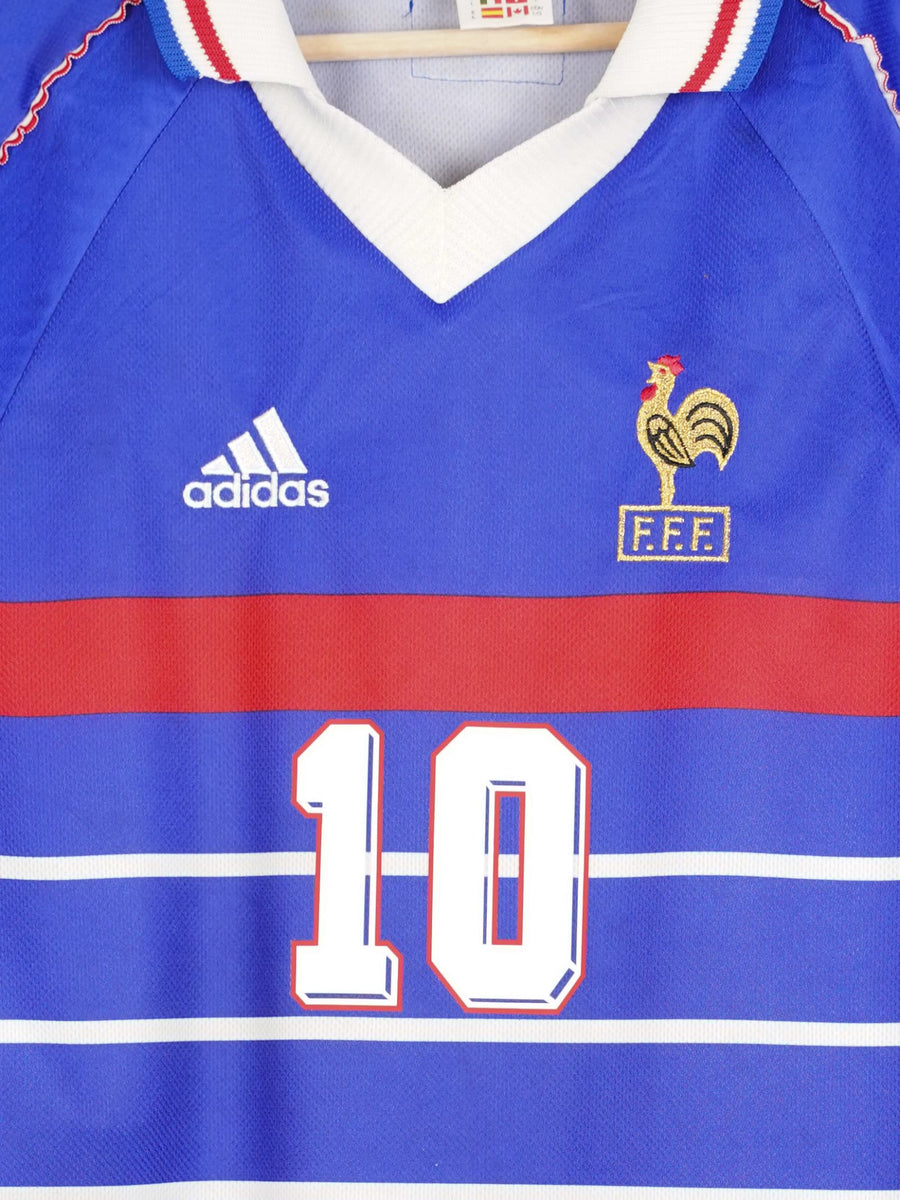 1998/99 France Zidane #10 Home Shirt (L)
