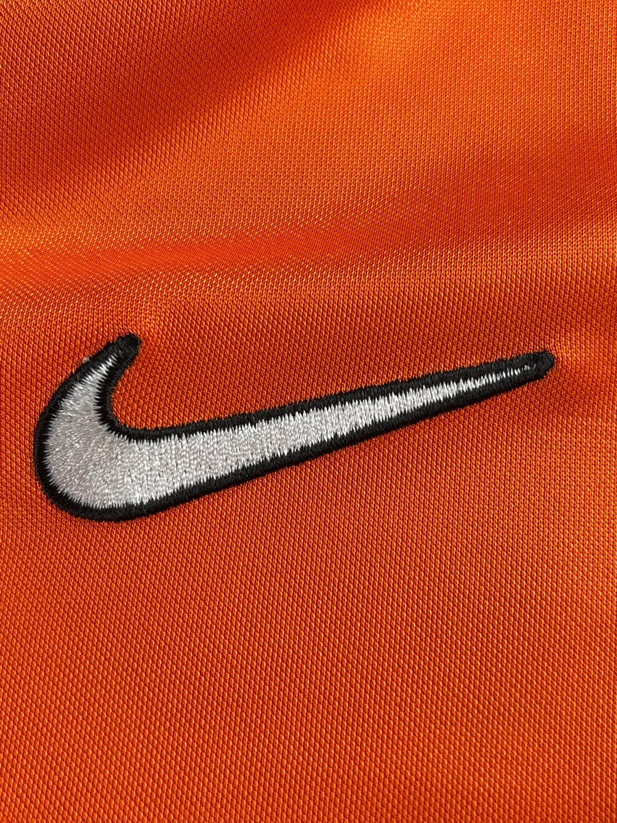 1998/99 Netherlands Bergkamp #8 Home Shirt (L)