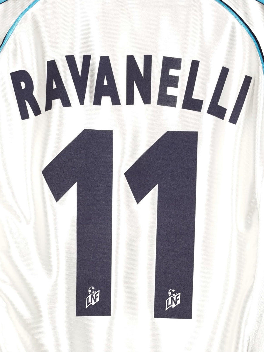 1998/99 Olympique Marseille Ravanelli #11 Home Shirt (M)