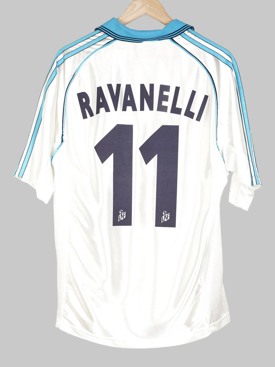 1998/99 Olympique Marseille Ravanelli #11 Home Shirt (M)