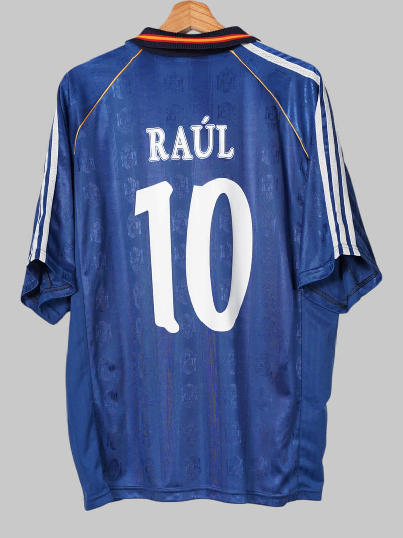 1998/99 Spain Raul #10 Away Shirt (XL)