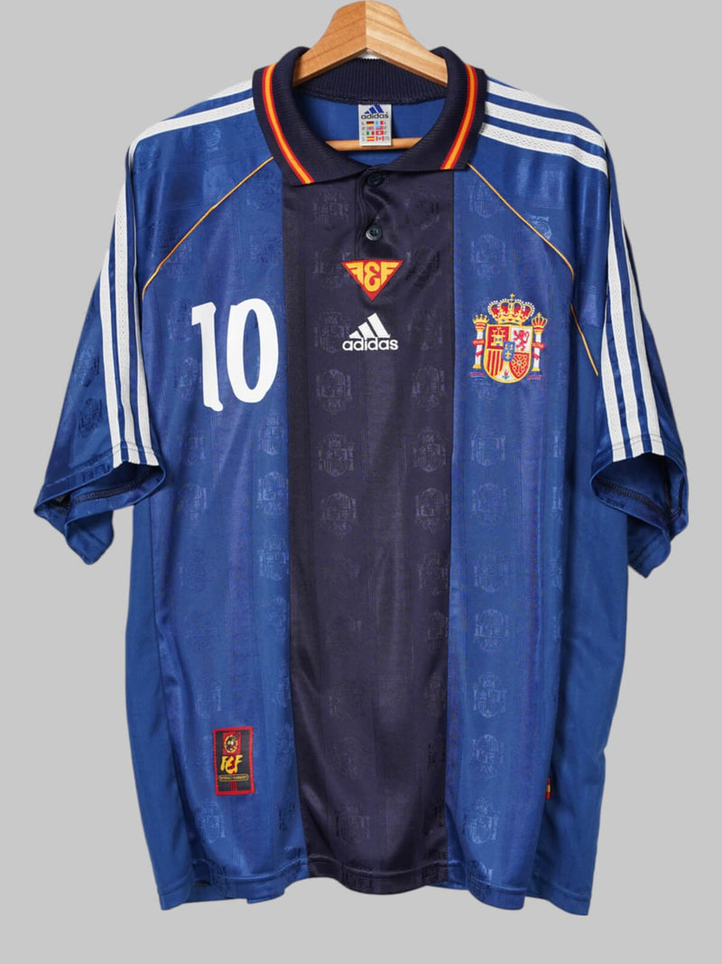1998/99 Spain Raul #10 Away Shirt (XL)