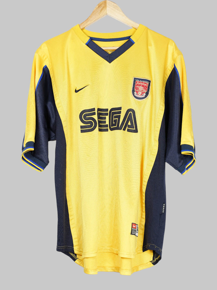 1999 Arsenal Bergkamp #10 Away Shirt (XL)