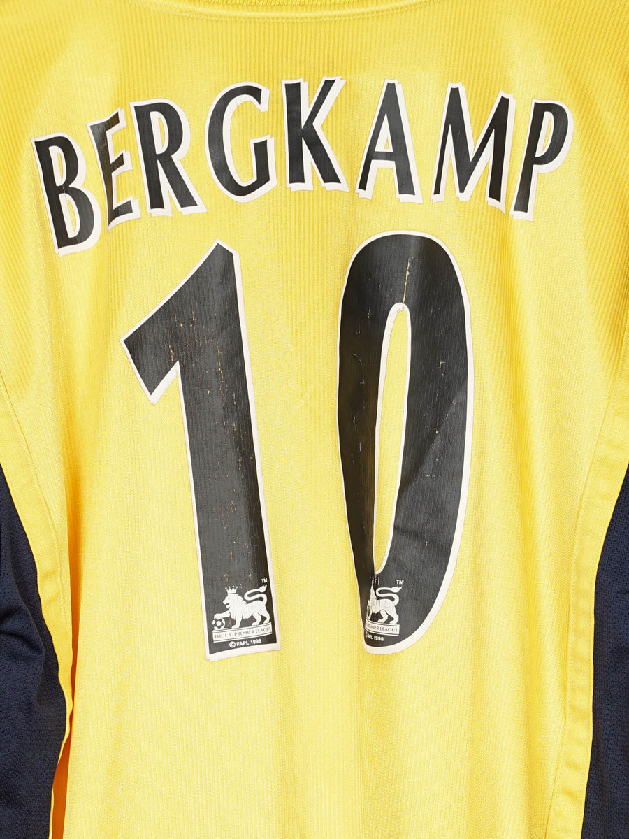 1999 Arsenal Bergkamp #10 Away Shirt (XL)