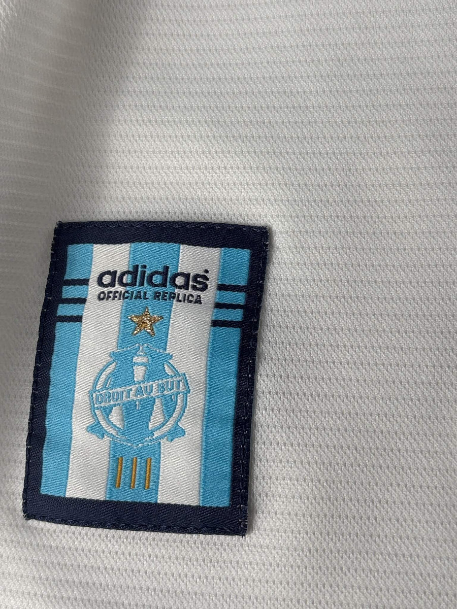 1999/00 Olympique Marseille Pires 7 Home Shirt (L) Adidas