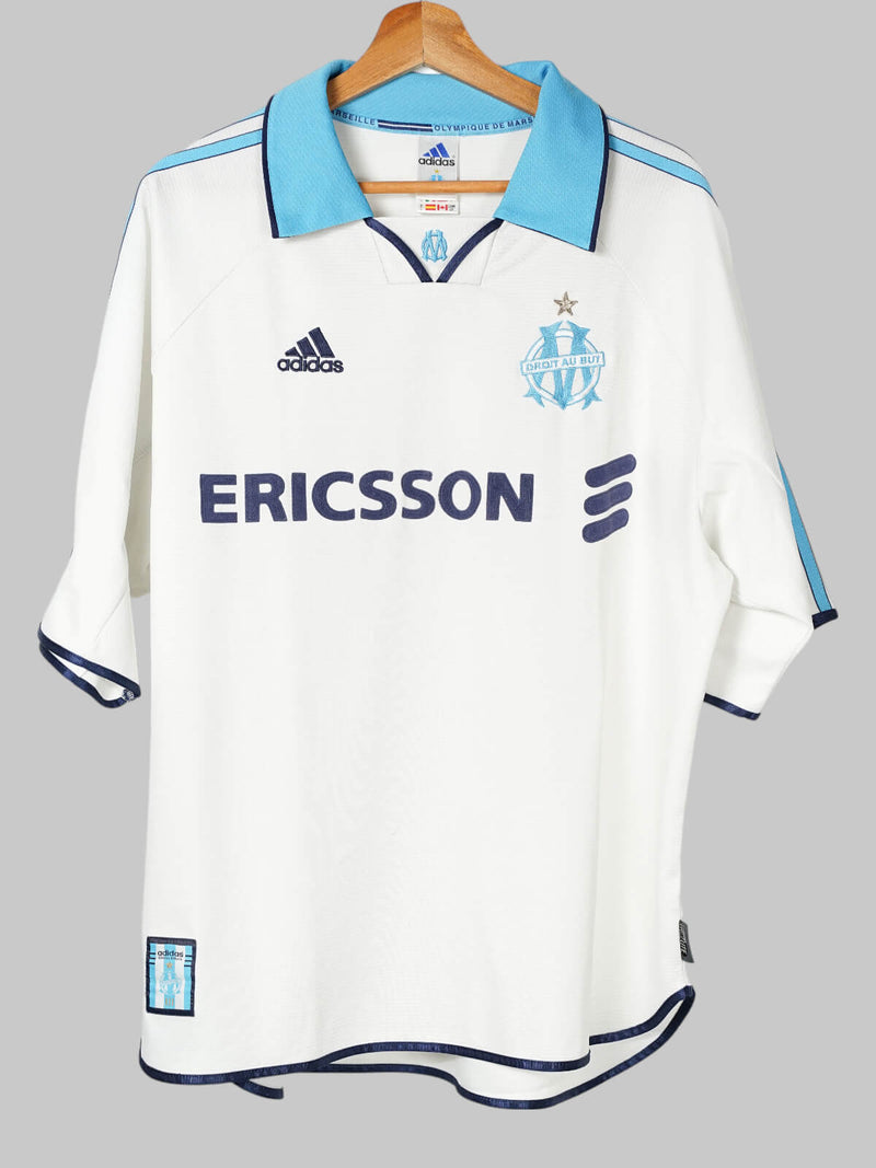 1999/00 Olympique Marseille Pires #7 Home Shirt (L)