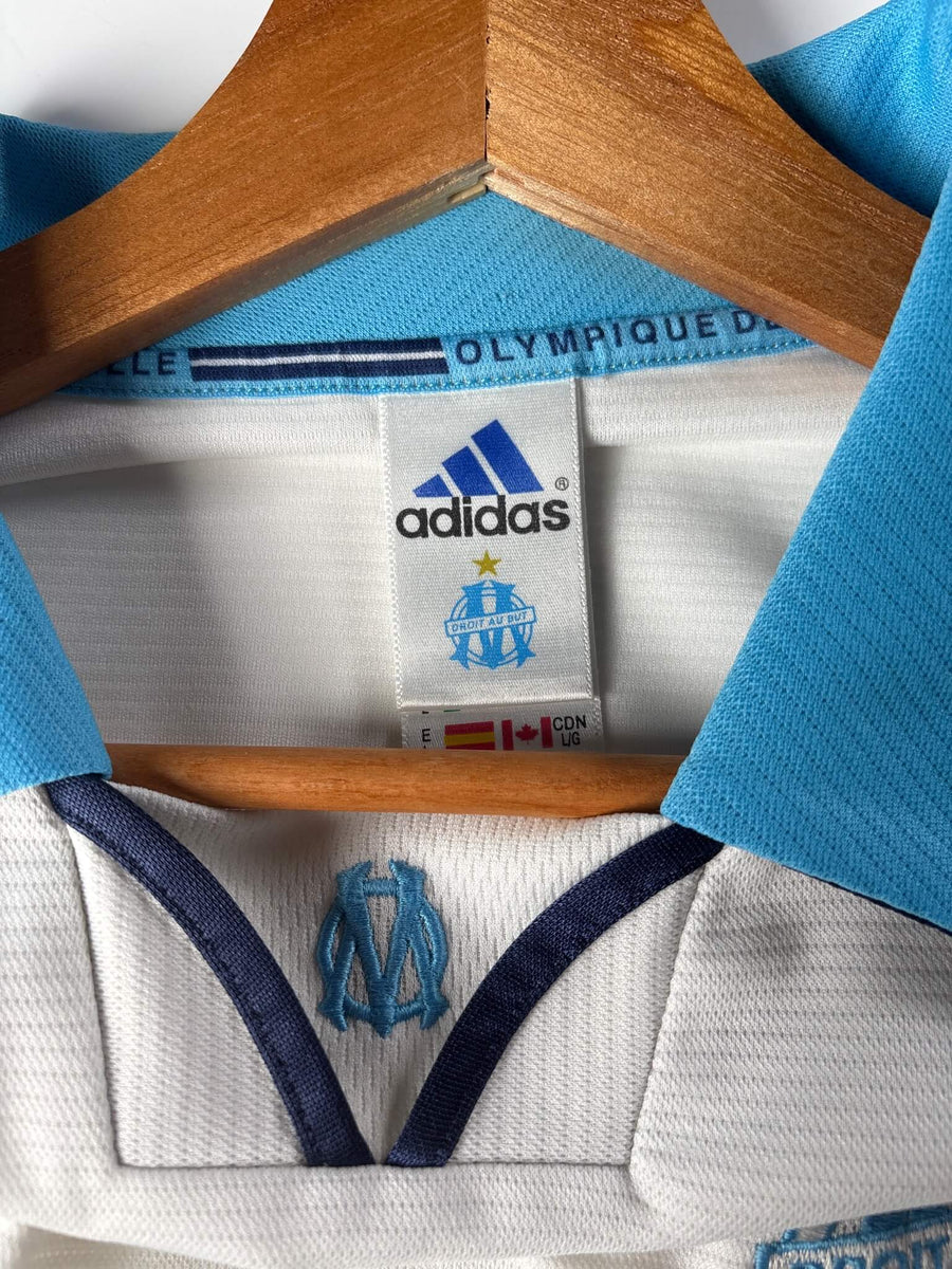 1999/00 Olympique Marseille Pires 7 Home Shirt (L) Adidas