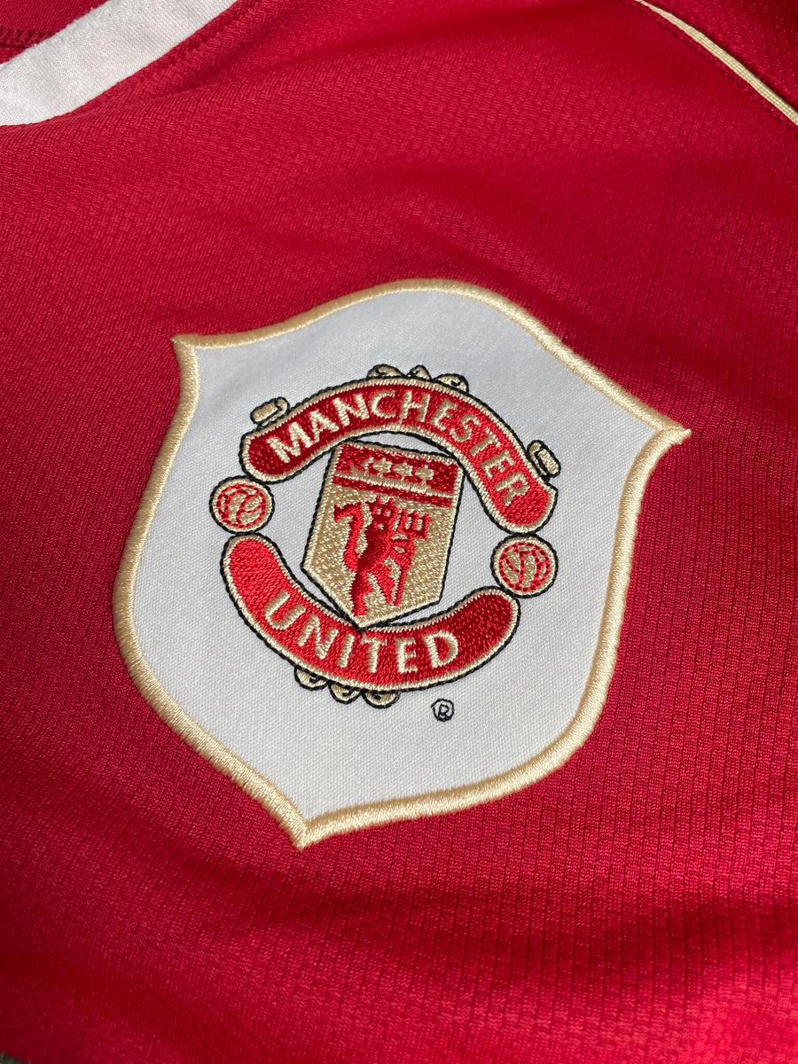 2006/7 Manchester United Ronaldo #7 Home Shirt L/S (M)