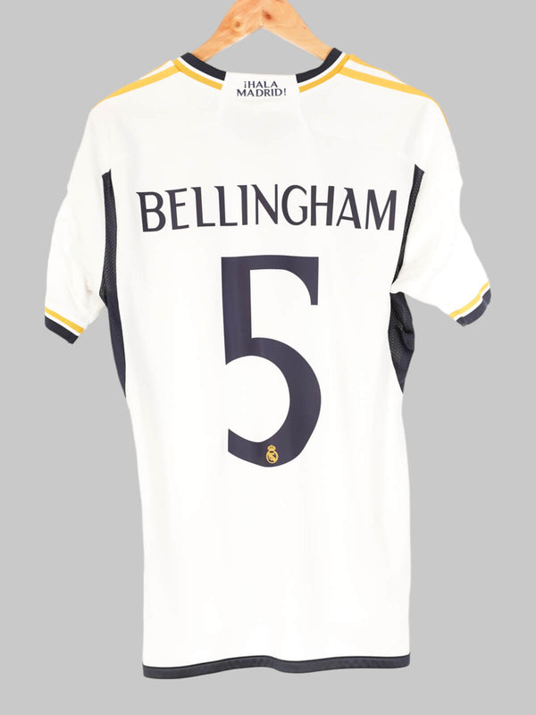 2023/24 Real Madrid Bellingham #5 Home Shirt (M) Adidas