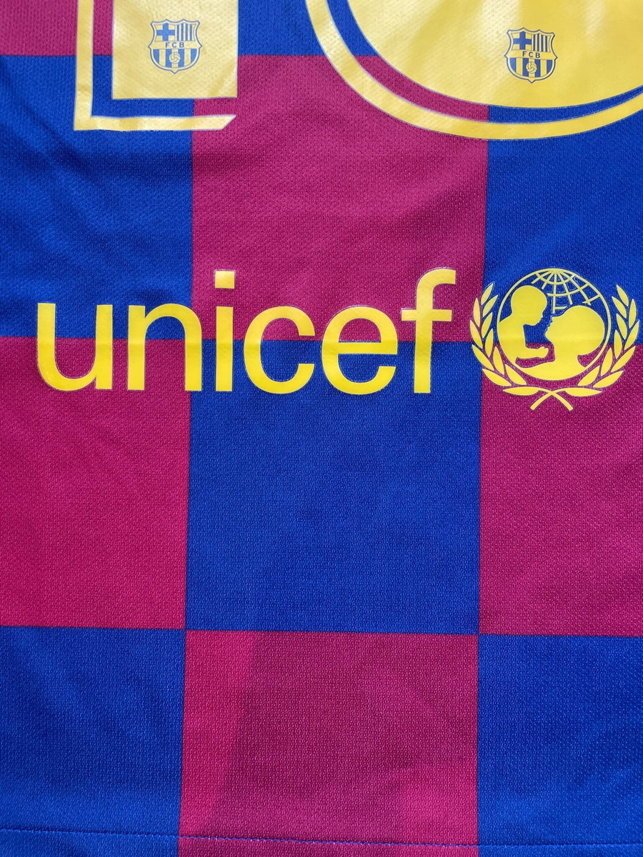 2019/20 Barcelona Messi #10 Home Shirt (M)