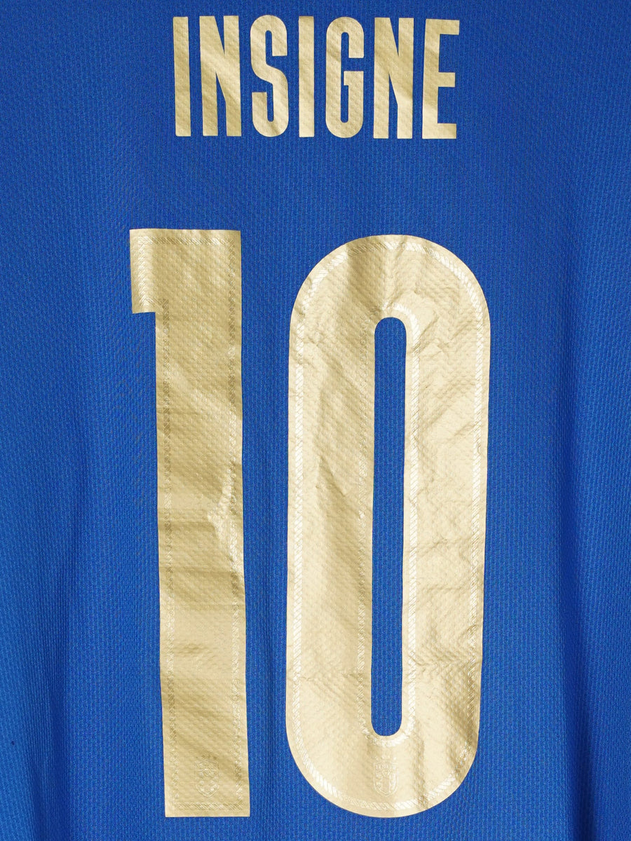 2020/21 Italy Insigne #10 Home Shirt (L)