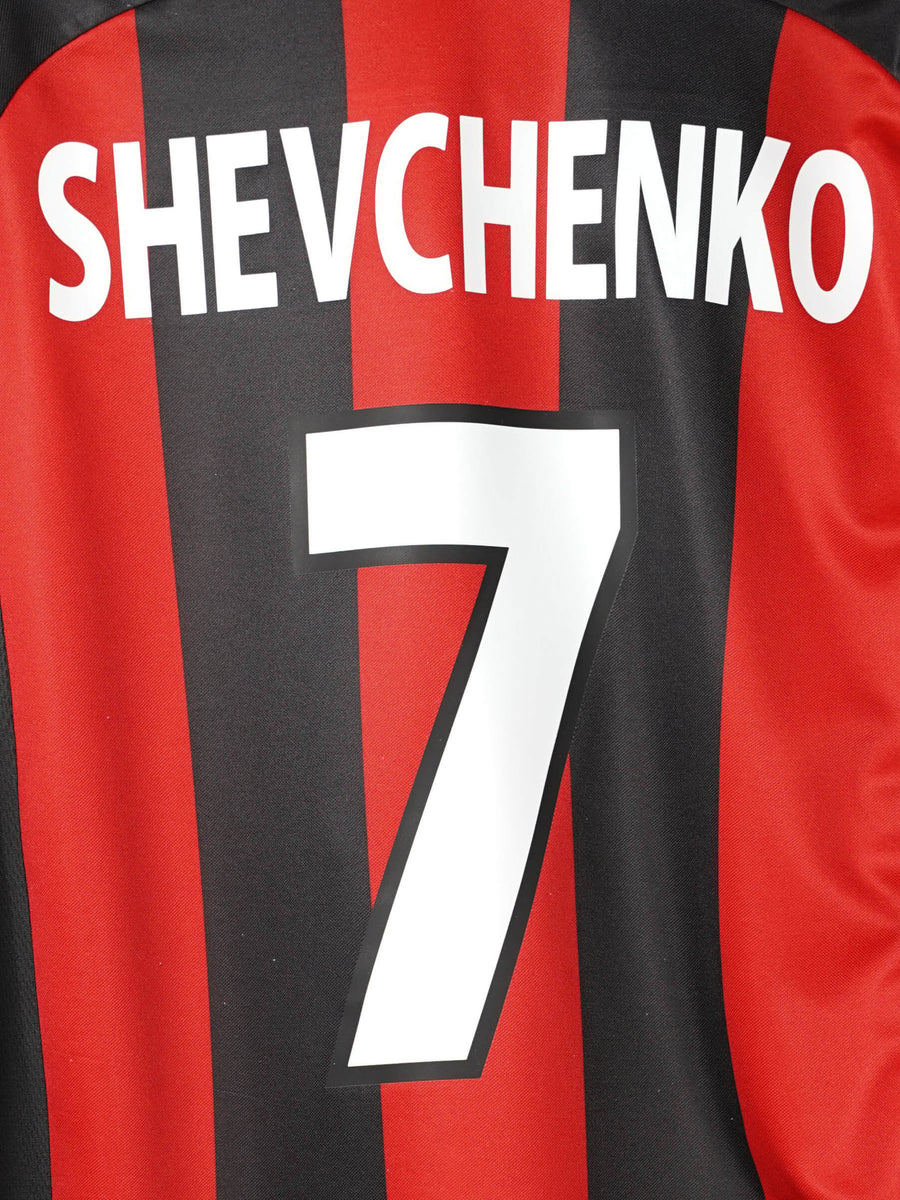 2000/1 AC Milan Schevchenko #7 Home Shirt (L)