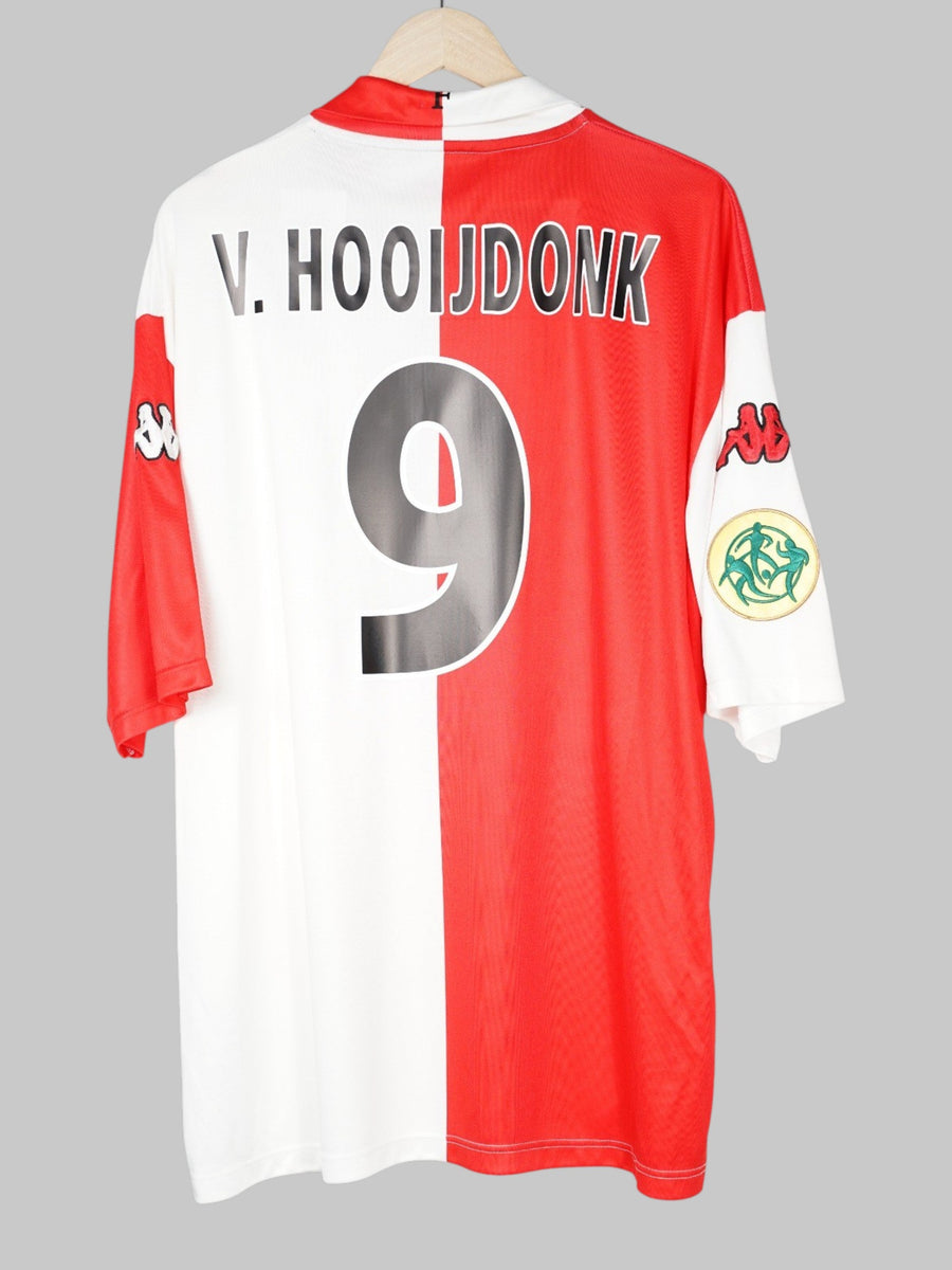 2001/02 Feyenoord V. Hooijdonk #9 Home Shirt (XL)