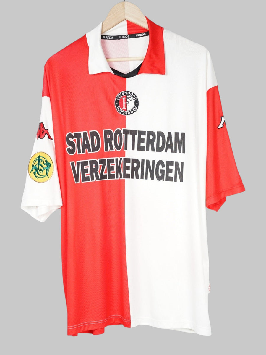 2001/02 Feyenoord V. Hooijdonk #9 Home Shirt (XL)