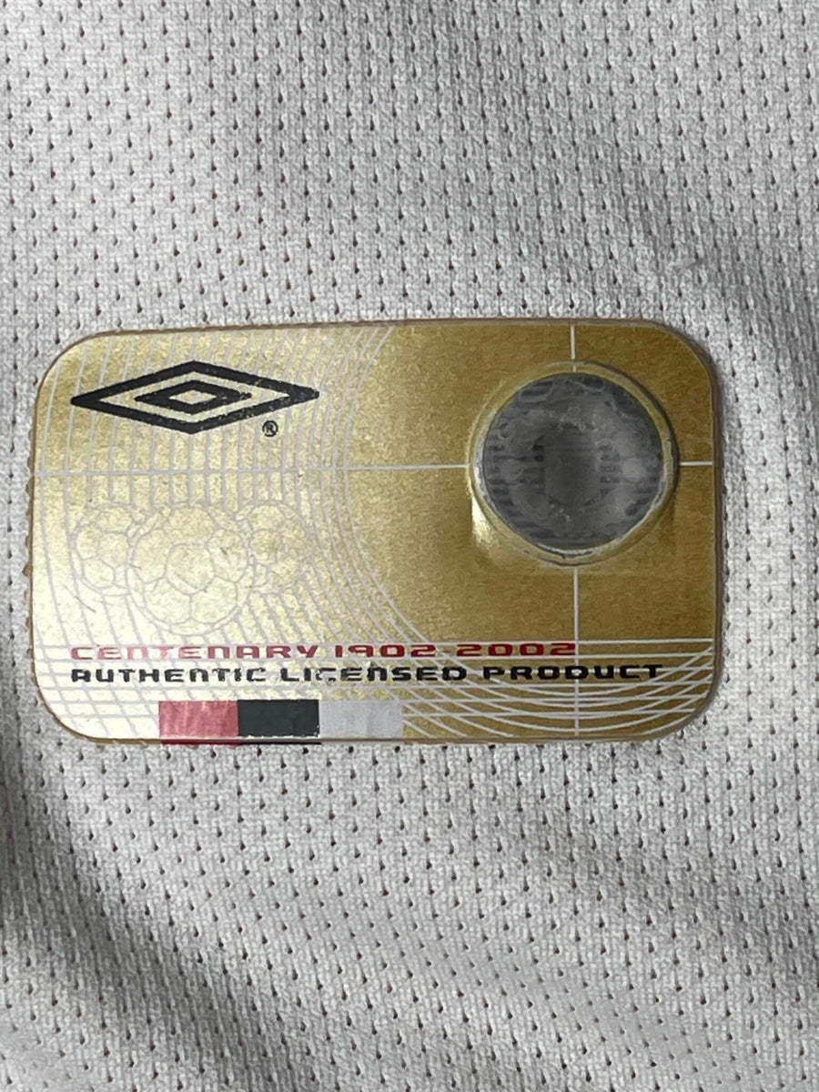 2001/02 Manchester United v.Nistelrooy 10 Centenary Away Shirt (M) Umbro