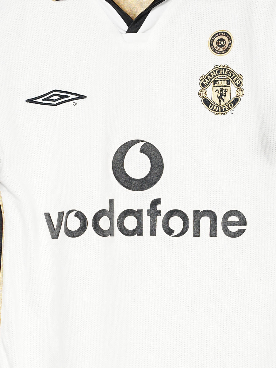 2001/02 Manchester United v.Nistelrooy #10 Centenary Away Shirt (M)