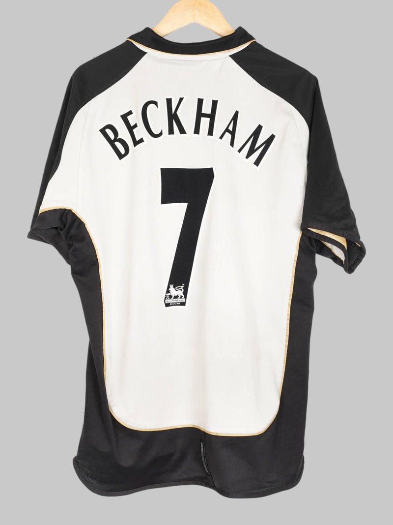 2001/2 Manchester United Centenary Beckham #7 Away Shirt (L)