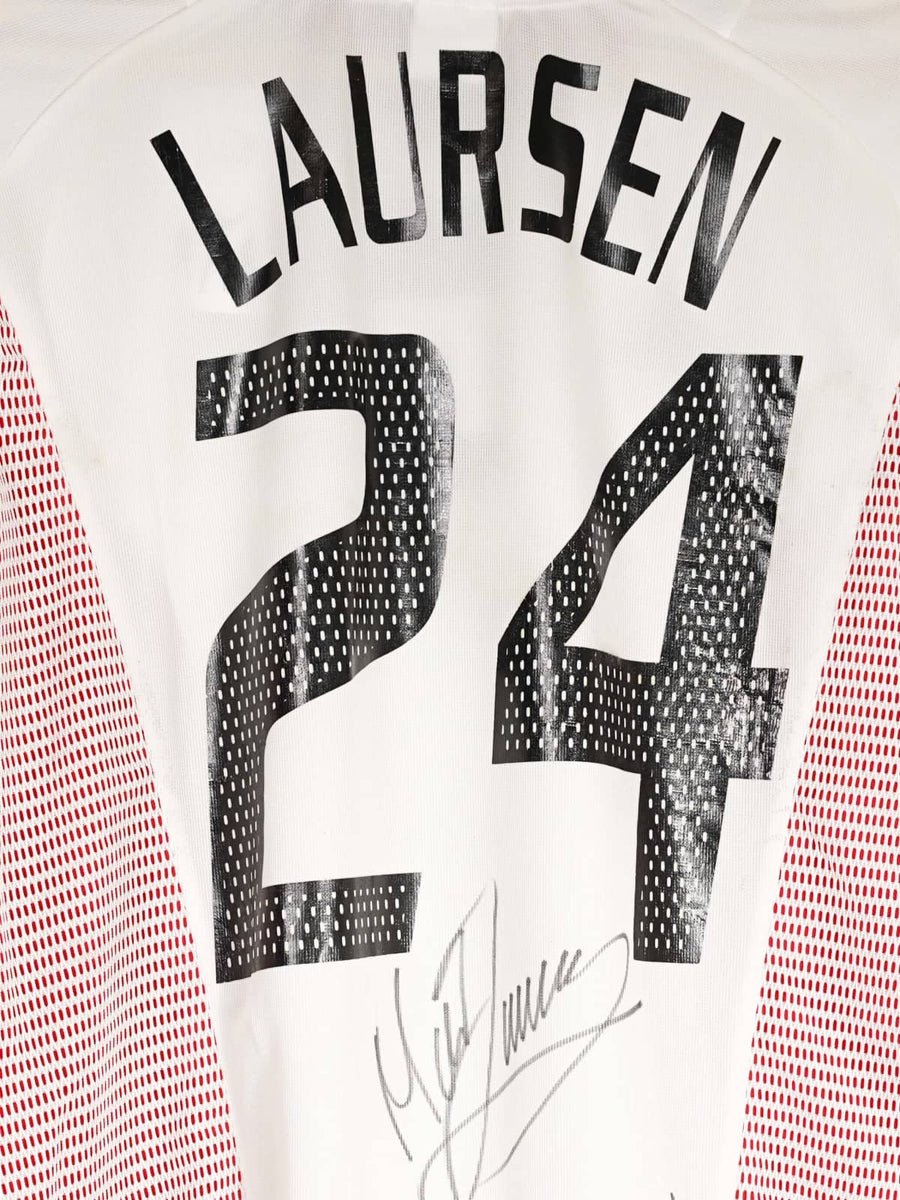 AC Milan Signed Away Shirt 2002/3 Laursen 24 BNWT (XL)